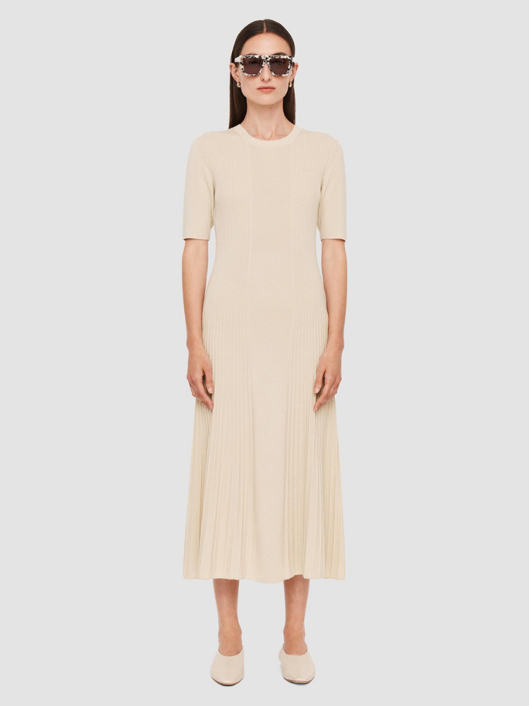 Fine Ribbed Merino Dress