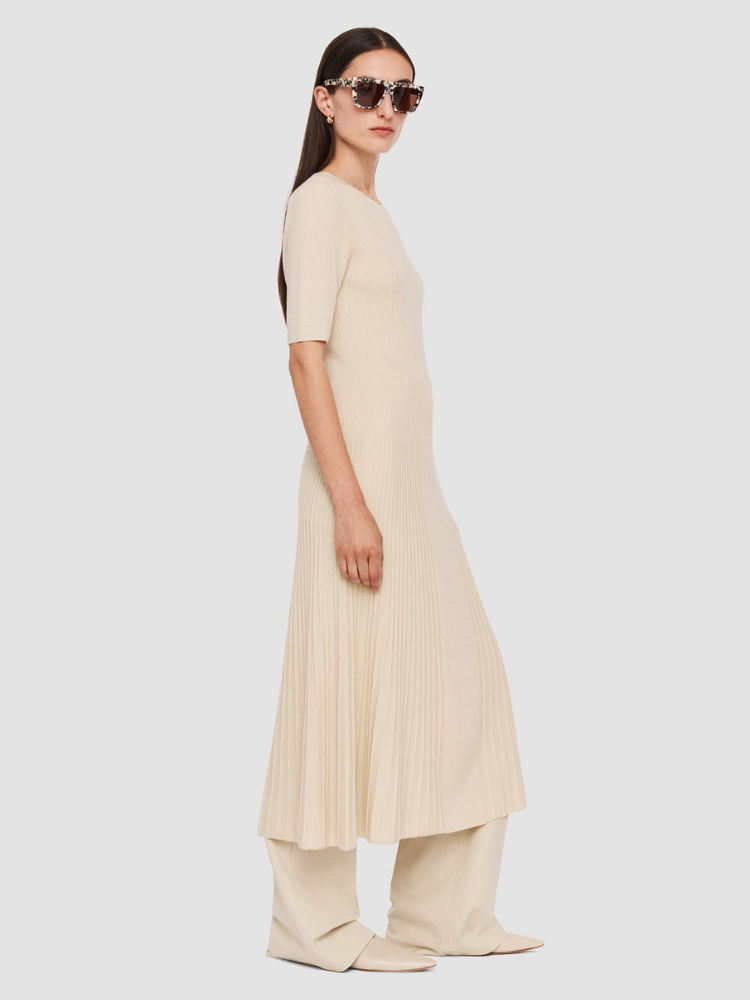 Fine Ribbed Merino Dress