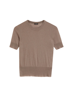 Cashair Short Sleeve top Brown