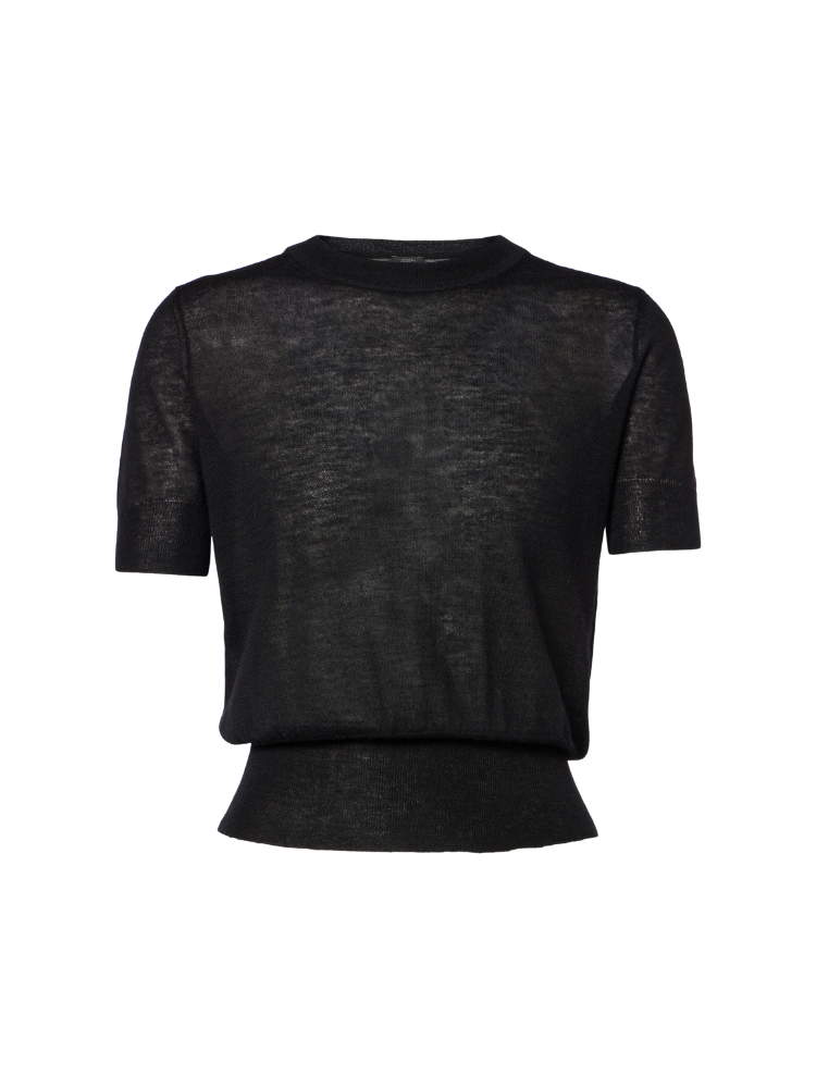 Cashair Short Sleeve top Black