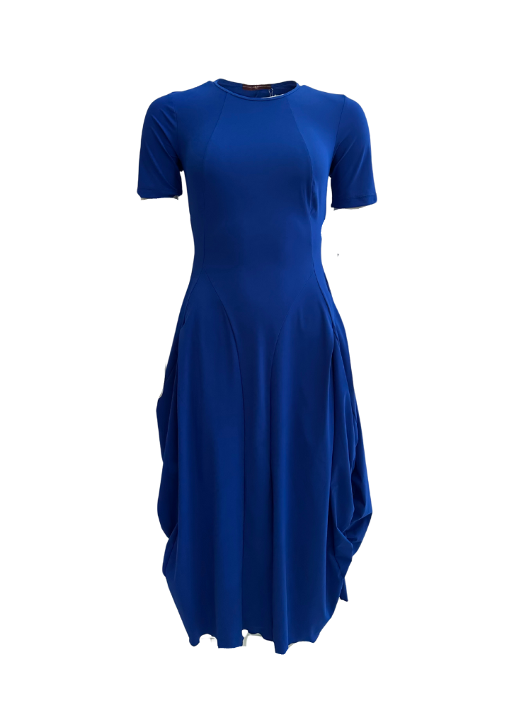 At Length Dress Blue