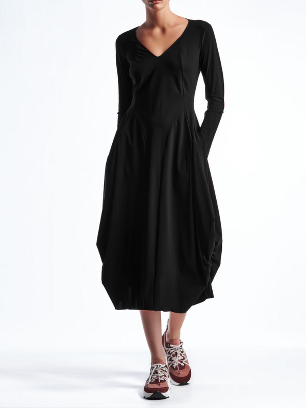 At-Length Dress in Black