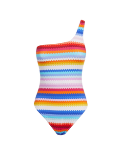 One Shoulder Bright Swimsuit