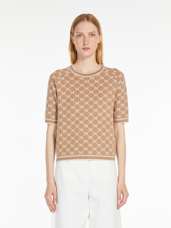 Portici Cashmere Top  CAMEL