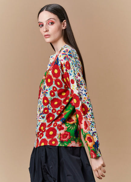 Reach Out Sweater in Patchwork Floral – Christensen Copenhagen