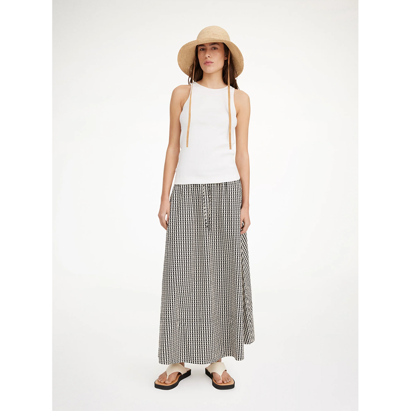 Pheobes Skirt in Grey Print